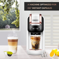 Máquina de café HIBREW 4 em 1: quente e fria, cápsulas e pó